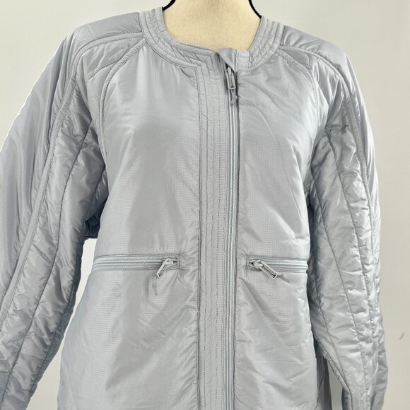Free People Movement Ice Blue Down Packable Liner Jacket Coat XS NEW Oversized - Picture 2 of 15